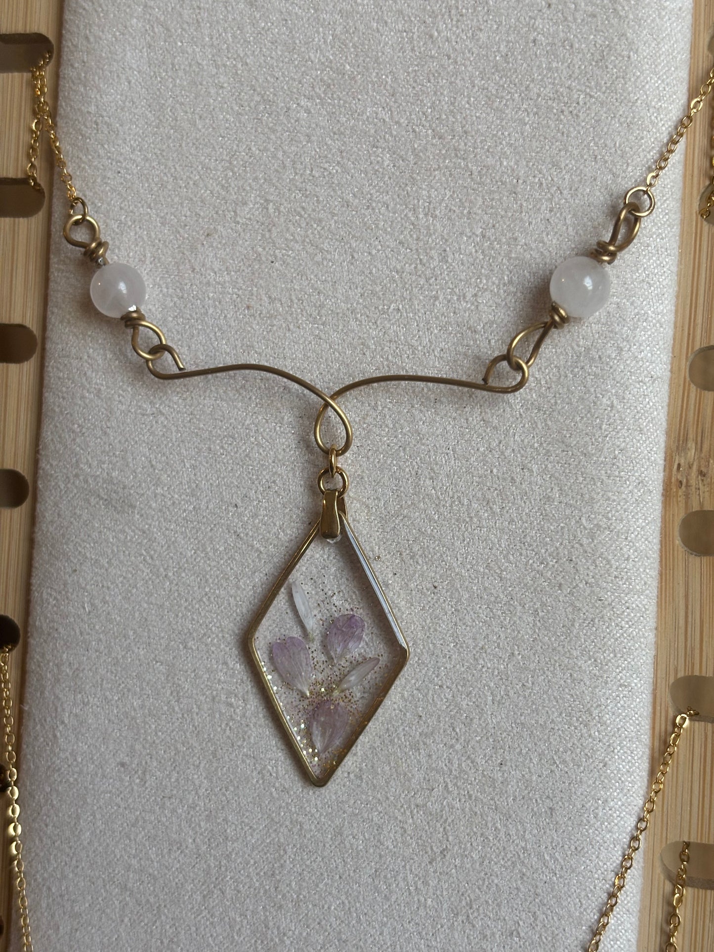 Collier quartz rose - Édition limitée