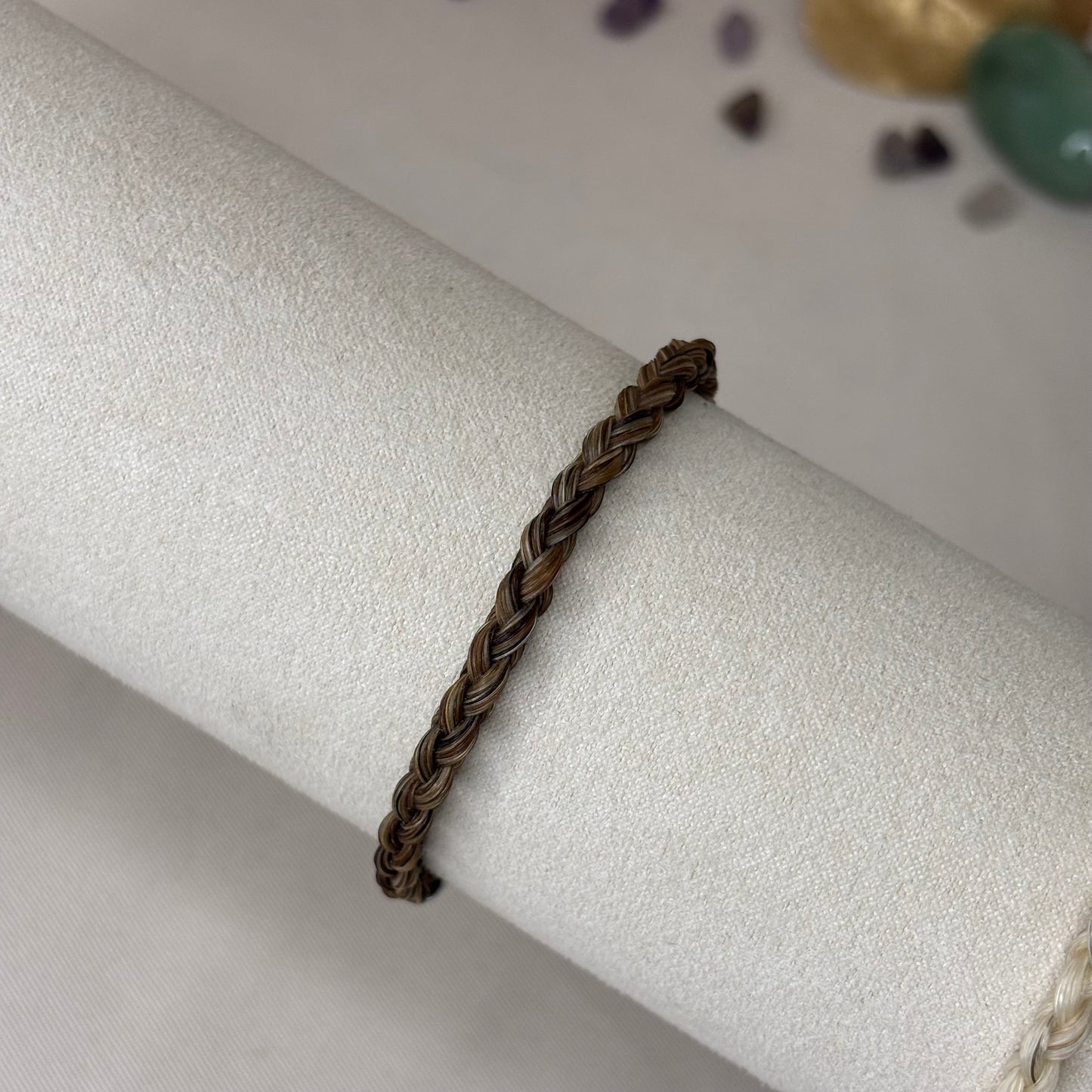 Bracelet en crin de cheval « Lyre »