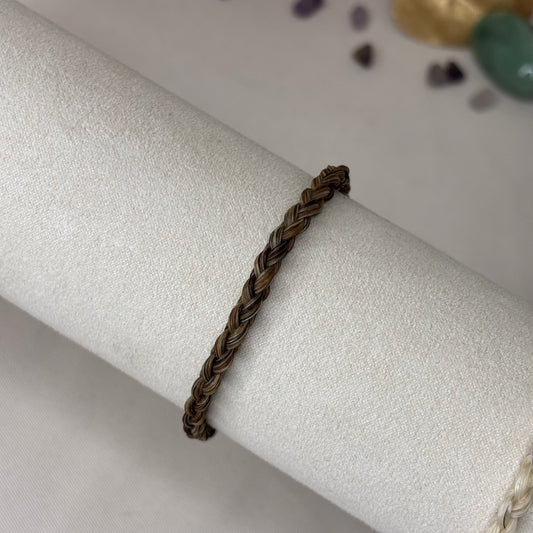 Bracelet en crin de cheval « Lyre »