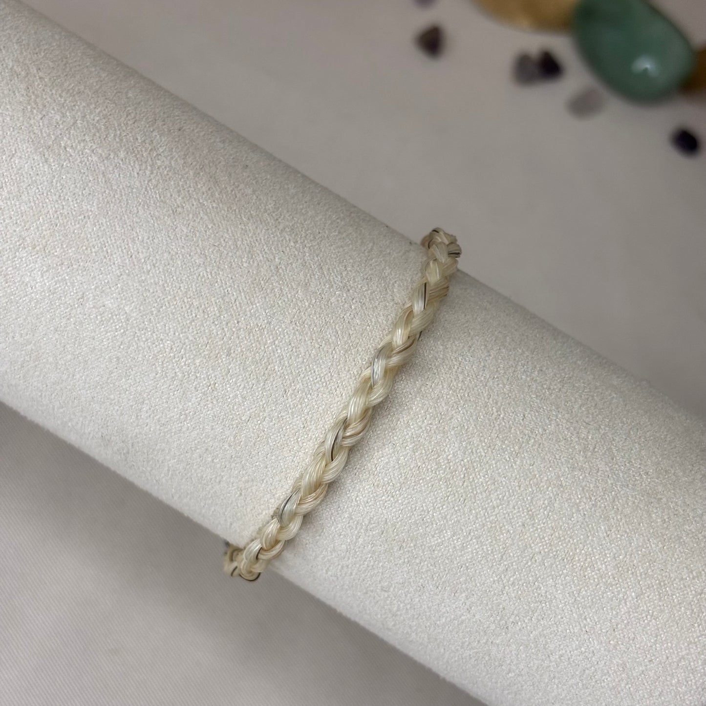 Bracelet en crin de cheval « Lyre »