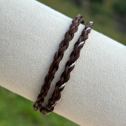 Bracelet en crin de cheval