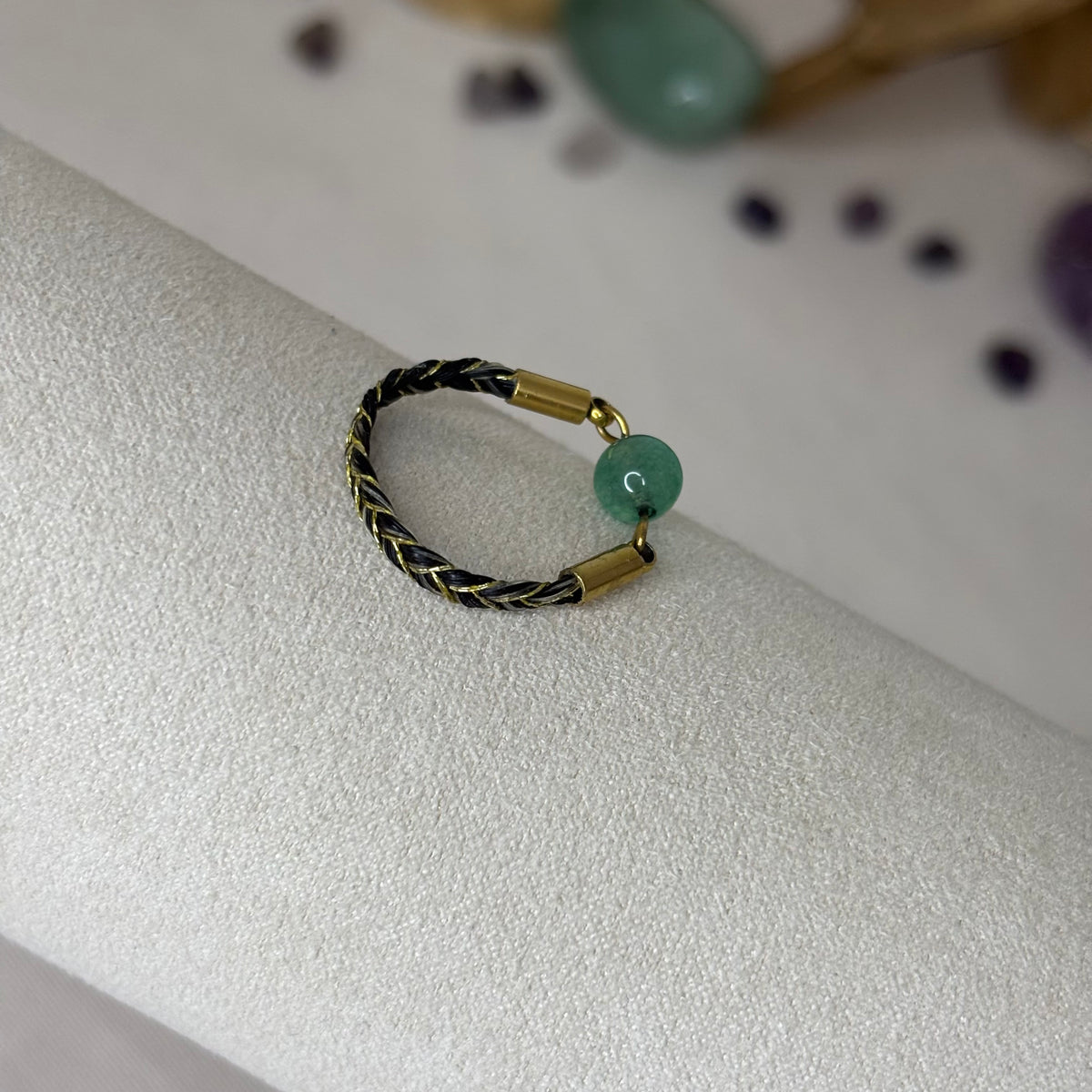 « Skadi » Bague en crin de cheval