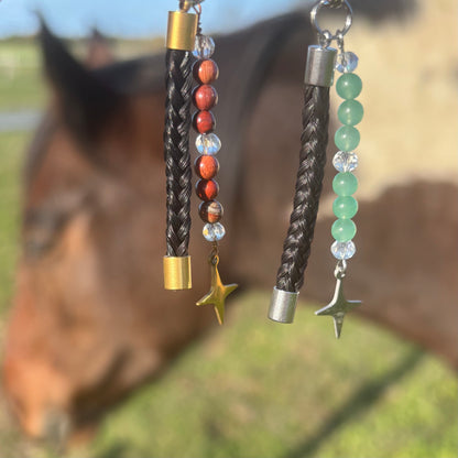 « Ostara » Porte-clés en crin de cheval